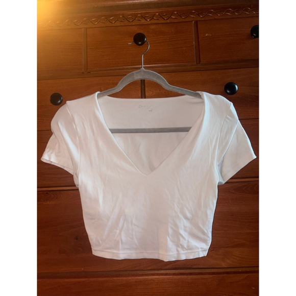 aerie Tops - Aerie White Crop Top